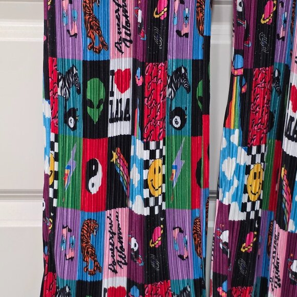 Patchwork Print Plisse Set - Picture 11 of 15